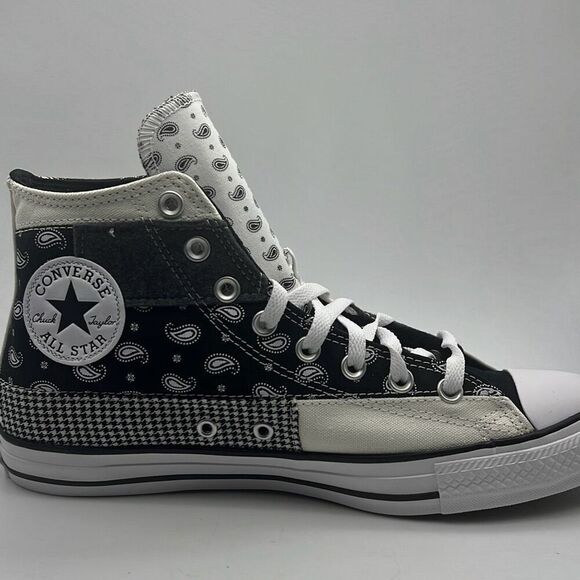 Converse Other - Converse Chuck Taylor All Star Hi Hacked Paisley Patterns Sneakers Men’s Sz 9.5